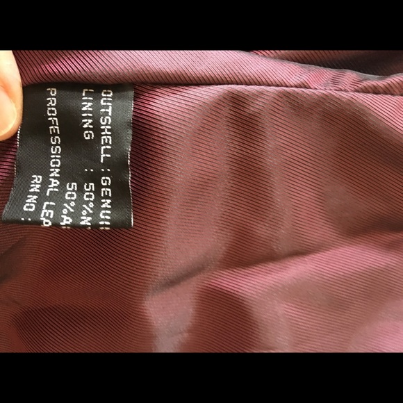 Black Lamb Skin Leather Jacket - Picture 6 of 8